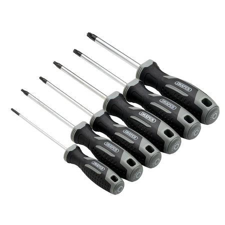 Draper TX-STAR Soft Grip Screwdriver Set (6 Piece) : Model No. 200/S4