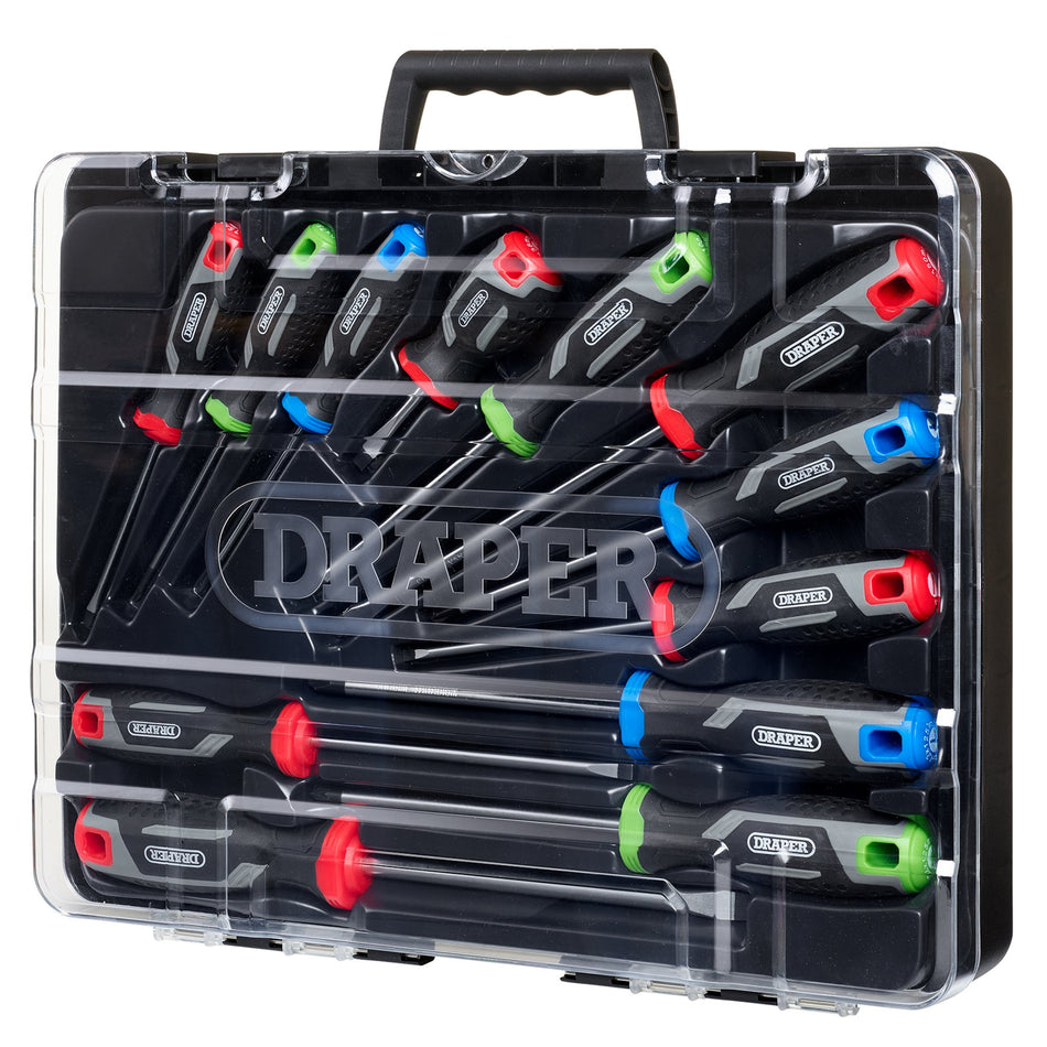 Soft Grip Screwdriver Set (12 Piece) : Model No. 200/S6