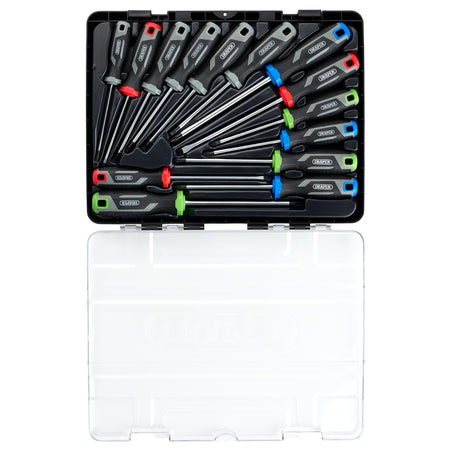 Soft Grip Screwdriver Set with Draper TX-STAR (14 Piece) : Model No. 200/S7