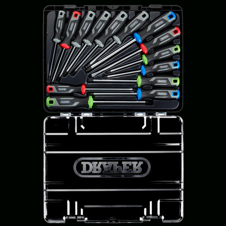 Soft Grip Screwdriver Set with Draper TX-STAR (14 Piece) : Model No. 200/S7