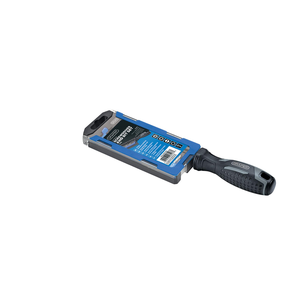 Soft Grip Magnetic Screwdriver and Bit Set, 1/4" x 100mm (14 Piece) : Model No. 200/S8