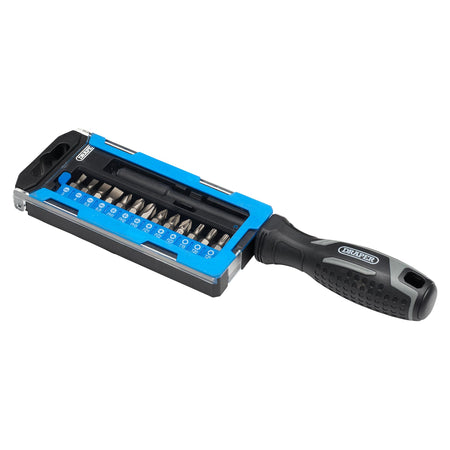 Soft Grip Magnetic Screwdriver and Bit Set, 1/4" x 100mm (14 Piece) : Model No. 200/S8