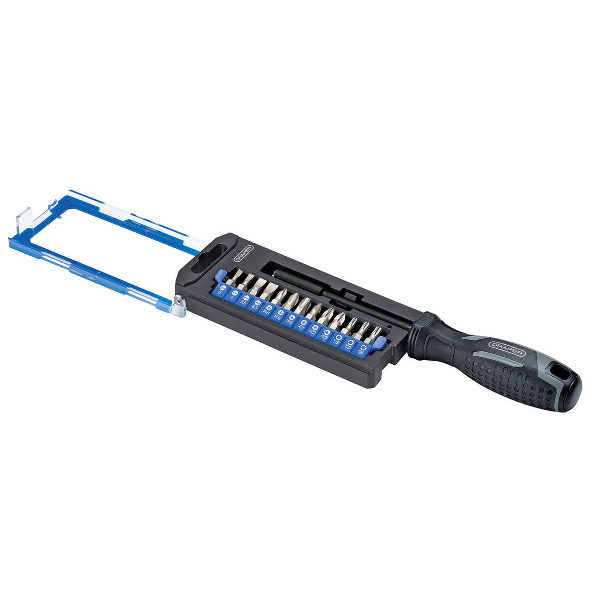 Soft Grip Magnetic Screwdriver and Bit Set, 1/4" x 100mm (14 Piece) : Model No. 200/S8