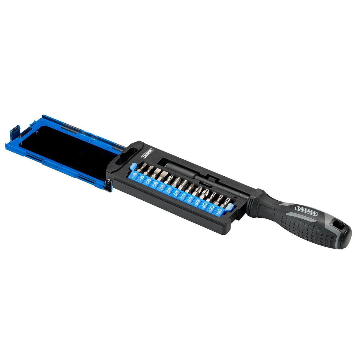 Soft Grip Magnetic Screwdriver and Bit Set, 1/4" x 100mm (14 Piece) : Model No. 200/S8