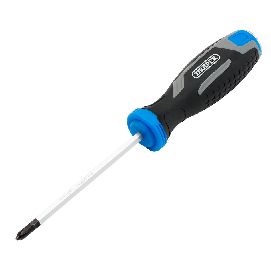 Pound Thru Phillips Soft Grip Screwdriver, PH1 x 100mm : Model No. 210/PH