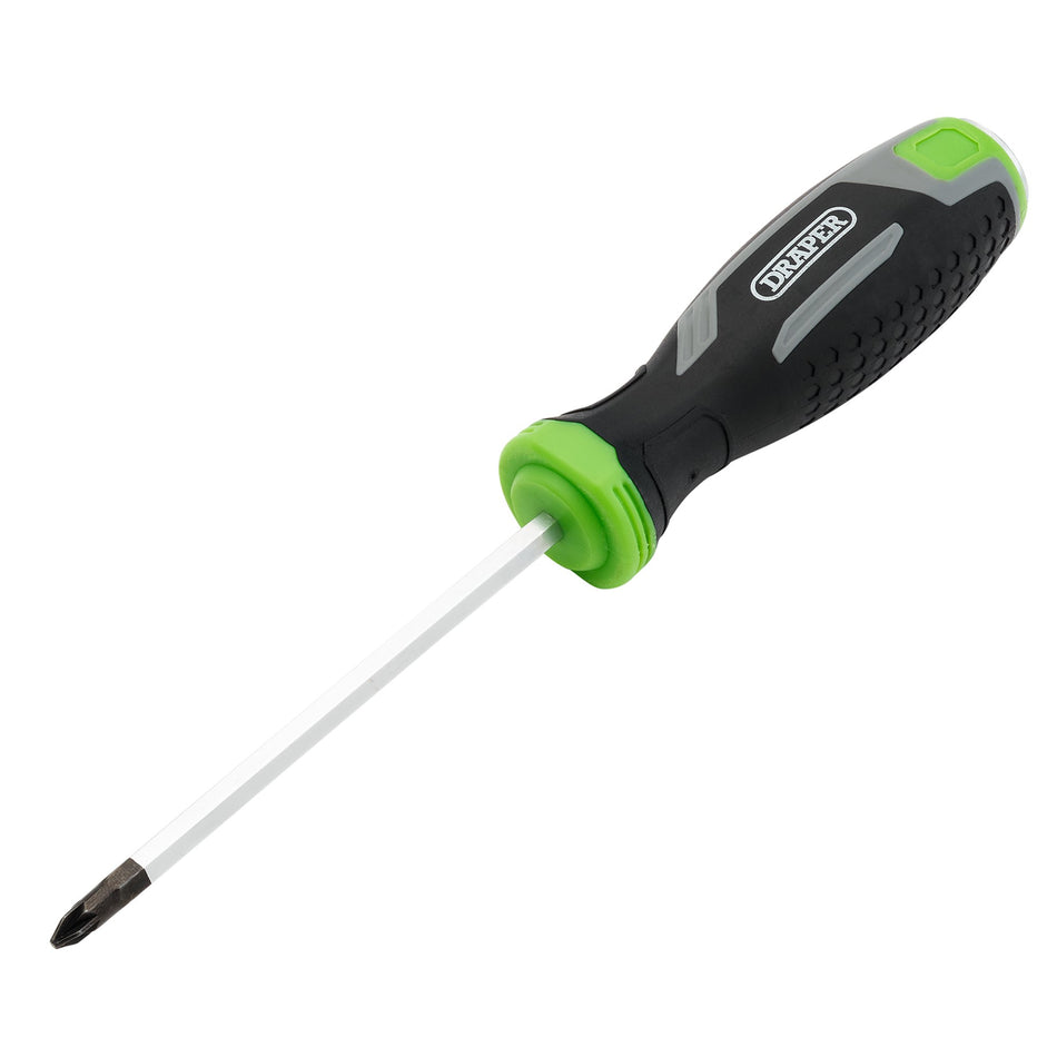 Pound Thru Pozi Soft Grip Screwdriver, PZ1 x 100mm : Model No. 210/PZ