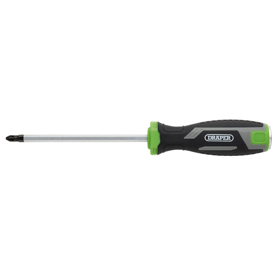 Pound Thru Pozi Soft Grip Screwdriver, PZ2 x 125mm : Model No. 210/PZ