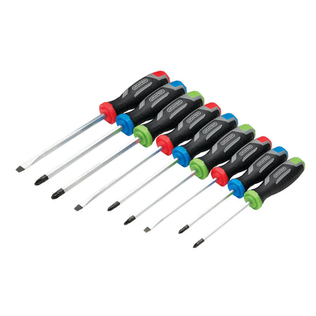 Pound Thru Soft Grip Screwdriver Set (9 Piece) : Model No. 210/S2