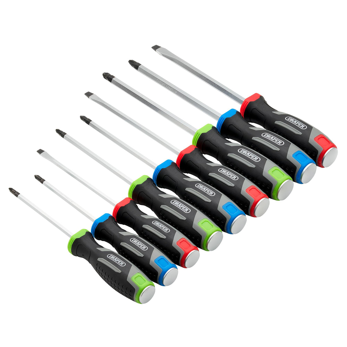 Pound Thru Soft Grip Screwdriver Set (9 Piece) : Model No. 210/S2