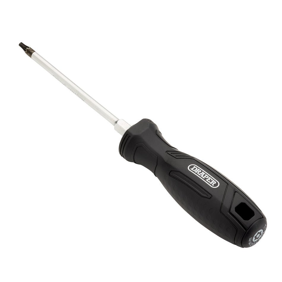Draper TX-STAR Tamperproof Hard Grip Screwdriver, T15H x 100mm : Model No. 220/TH