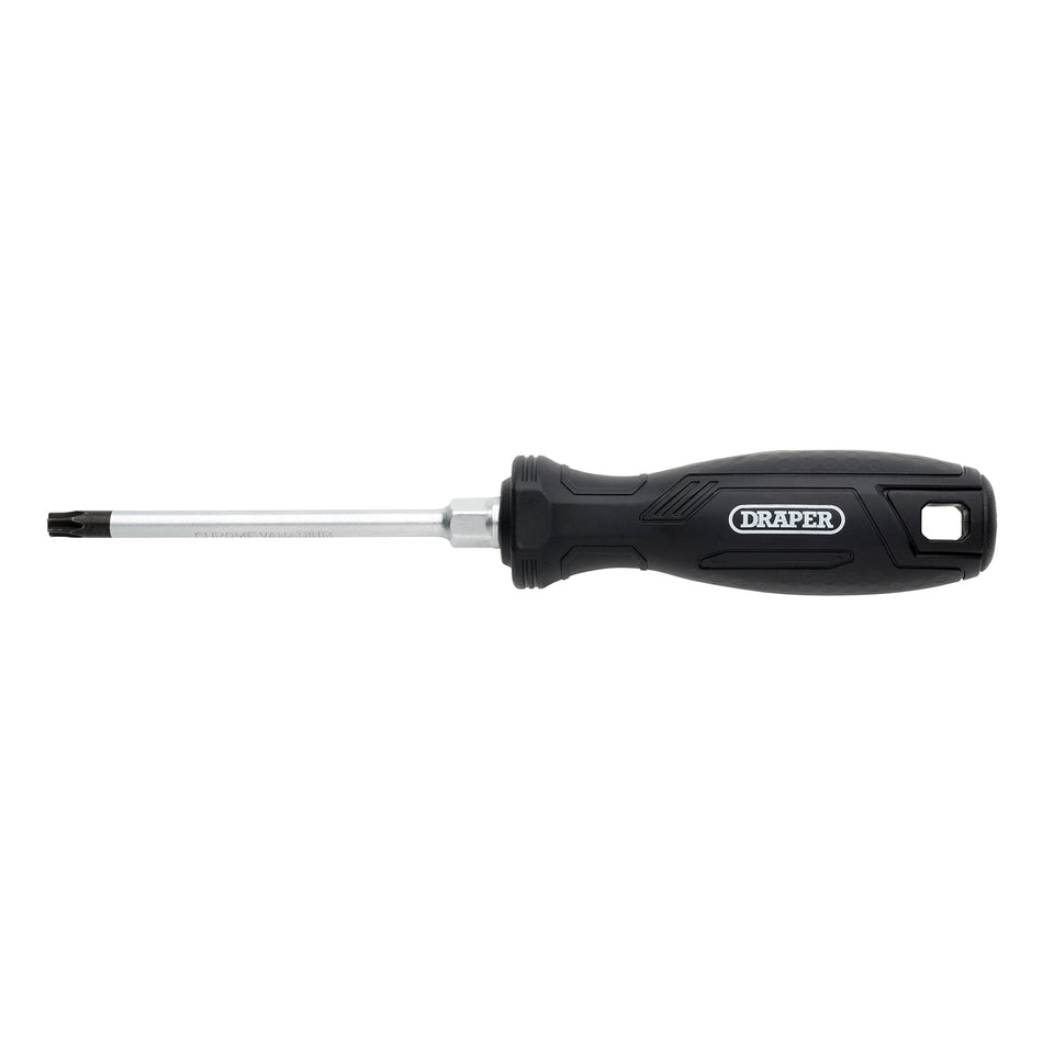 Draper TX-STAR Tamperproof Hard Grip Screwdriver, T30H x 100mm : Model No. 220/TH