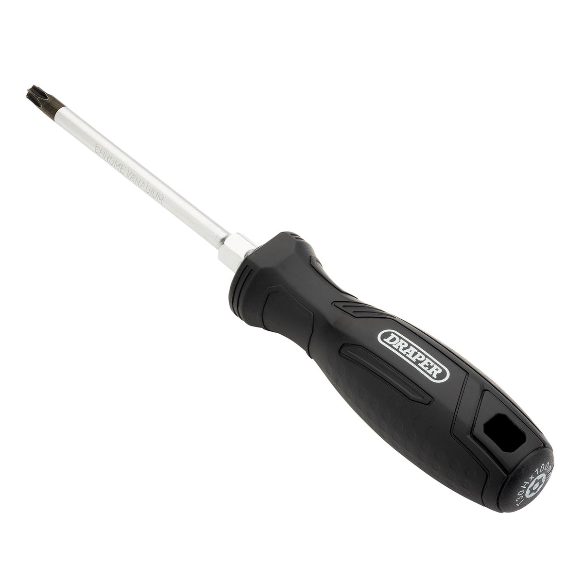 Draper TX-STAR Tamperproof Hard Grip Screwdriver, T30H x 100mm : Model No. 220/TH