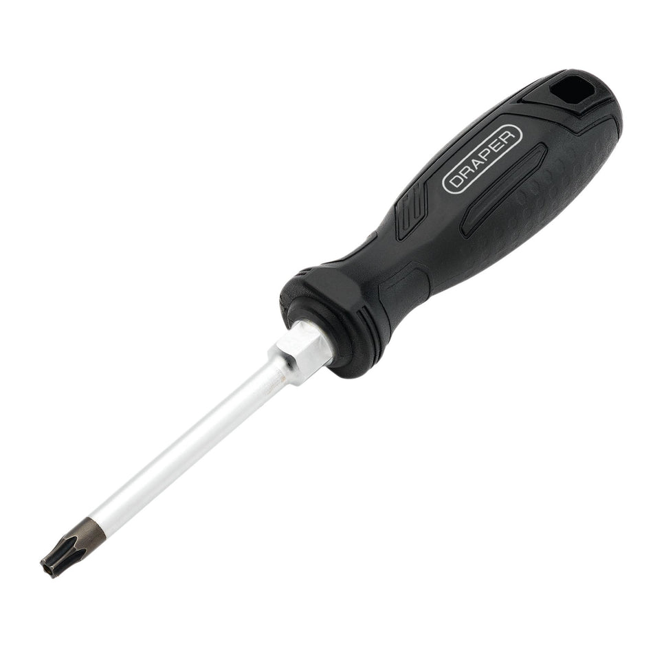 Draper TX-STAR Tamperproof Hard Grip Screwdriver, T40H x 100mm : Model No. 220/TH