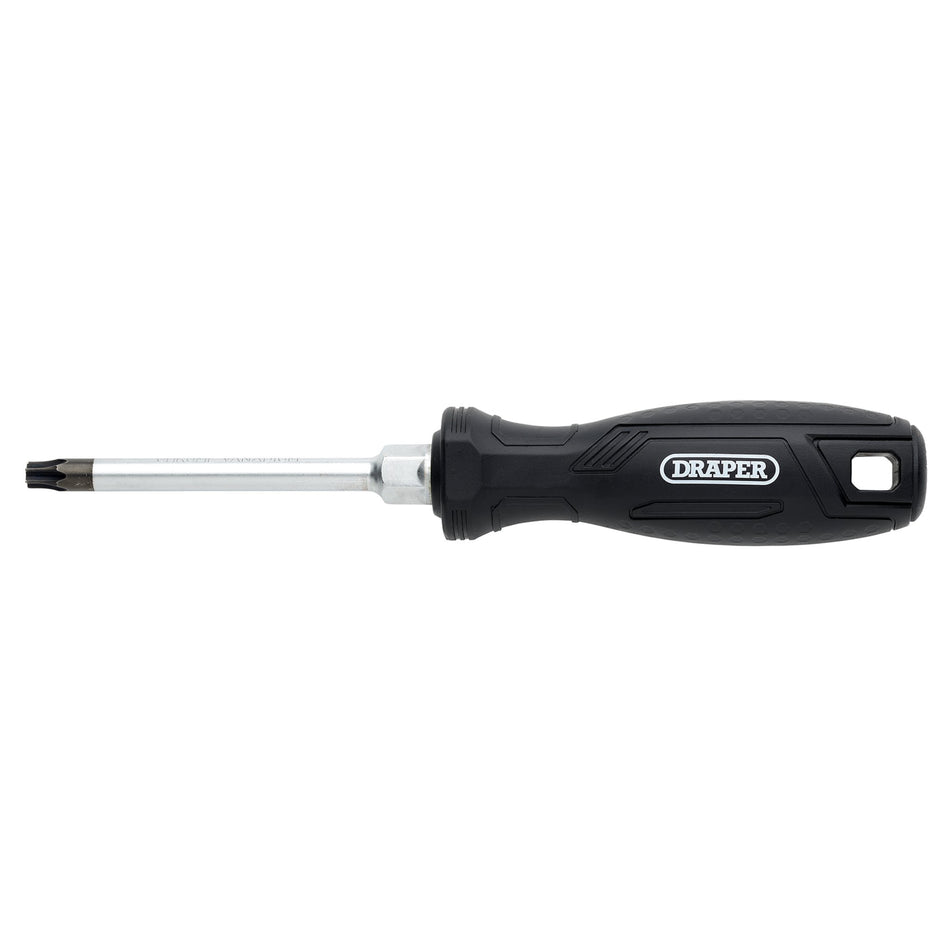 Draper TX-STAR Tamperproof Hard Grip Screwdriver, T40H x 100mm : Model No. 220/TH