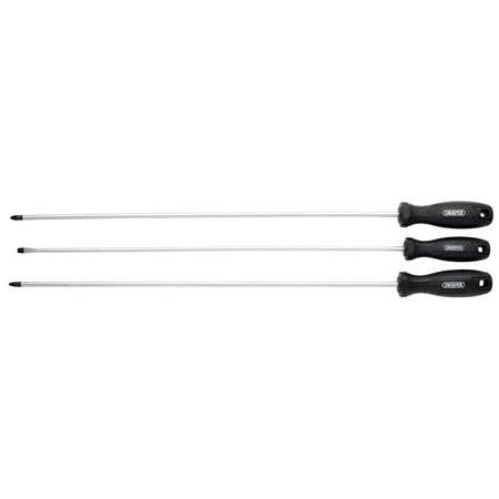 Long Reach Hard Grip Screwdriver Set (3 Piece) : Model No. 220/S1