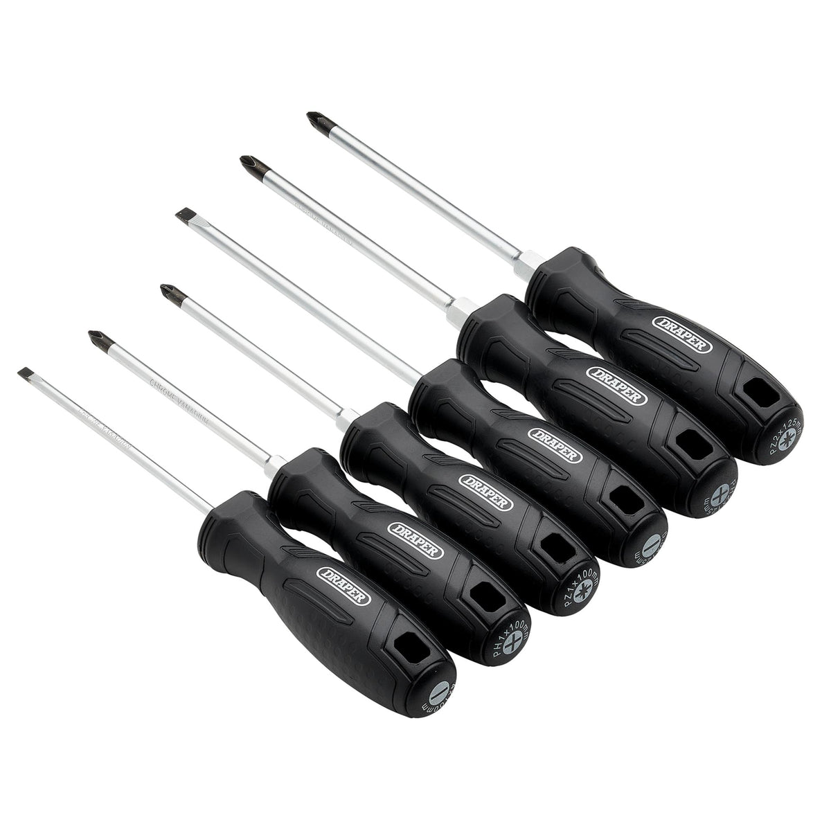 Hard Grip Screwdriver Set (6 Piece) : Model No. 220/S2