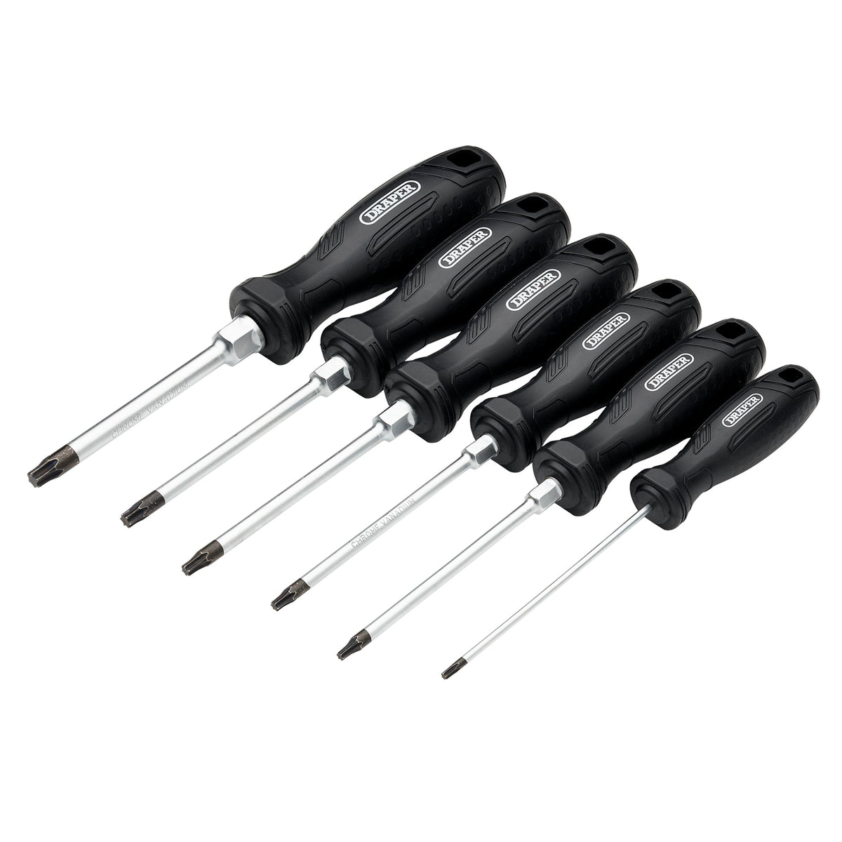 Draper TX-STAR Hard Grip Screwdriver Set (6 Piece) : Model No. 220/S3
