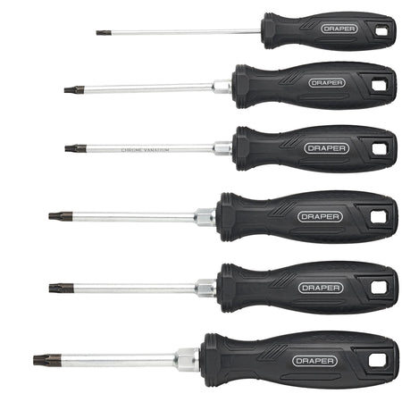 Draper TX-STAR Hard Grip Screwdriver Set (6 Piece) : Model No. 220/S3