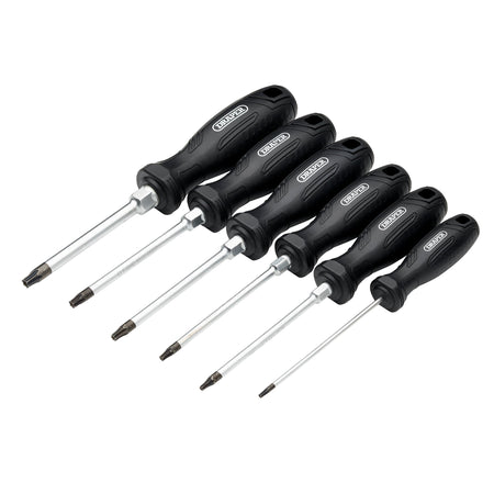 Draper TX-STAR Tamperproof Hard Grip Screwdriver Set (6 Piece) : Model No. 220/S4