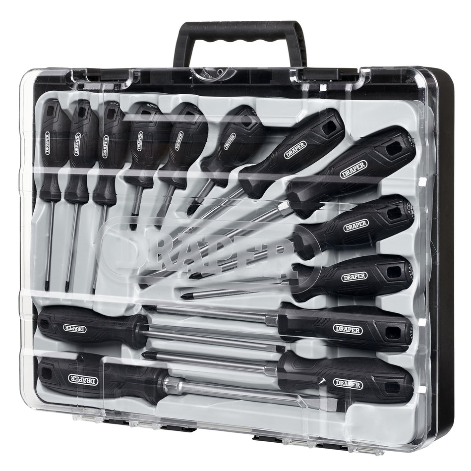 Hard Grip Screwdriver Set (14 Piece) : Model No. 220/S5