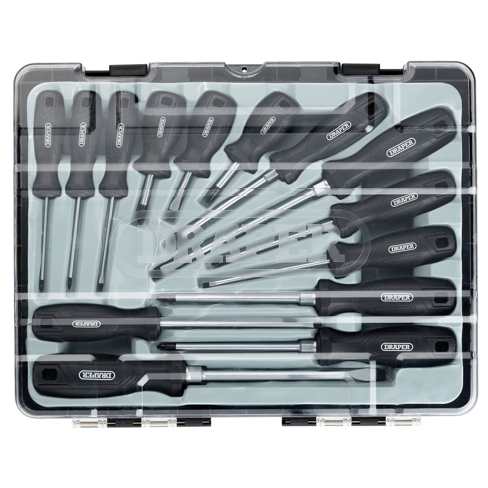 Hard Grip Screwdriver Set (14 Piece) : Model No. 220/S5