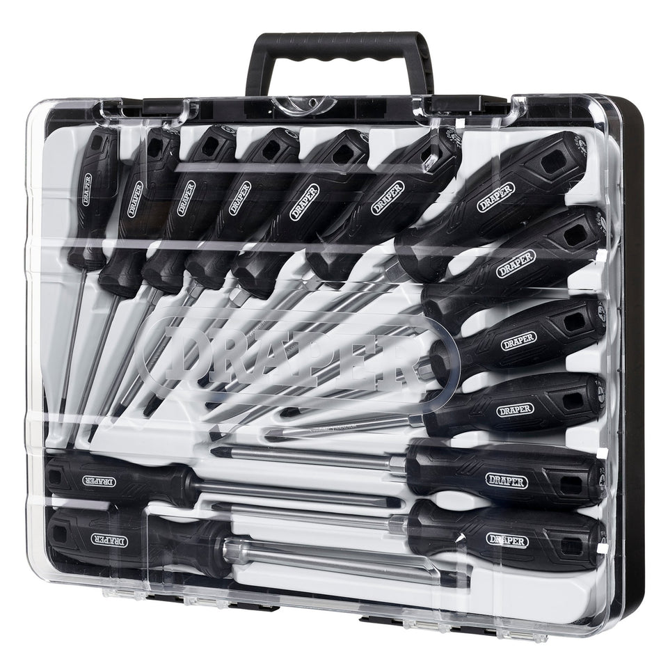 Hard Grip Screwdriver Set with Draper TX-STAR (14 Piece) : Model No. 220/S6
