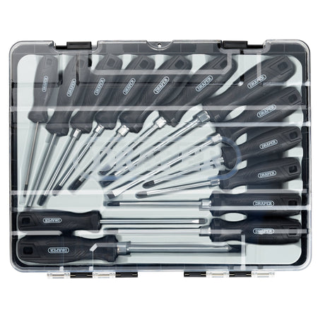Hard Grip Screwdriver Set with Draper TX-STAR (14 Piece) : Model No. 220/S6