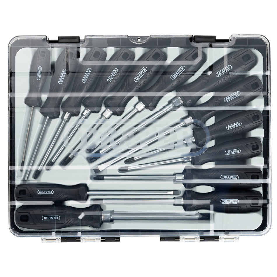 Hard Grip Screwdriver Set with Draper TX-STAR (14 Piece) : Model No. 220/S6