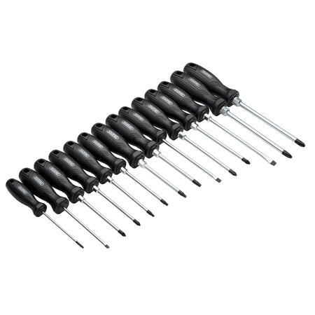 Hard Grip Screwdriver Set with Draper TX-STAR (14 Piece) : Model No. 220/S6