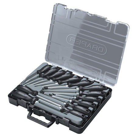 Hard Grip Screwdriver Set with Draper TX-STAR (14 Piece) : Model No. 220/S6