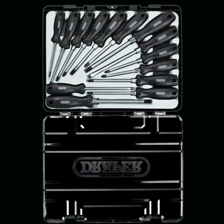 Hard Grip Screwdriver Set with Draper TX-STAR (14 Piece) : Model No. 220/S6