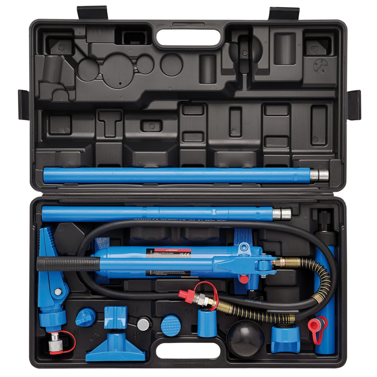 Draper Expert Hydraulic Body Repair Kit, 4 Tonne (15 Piece): No.BRKIT4