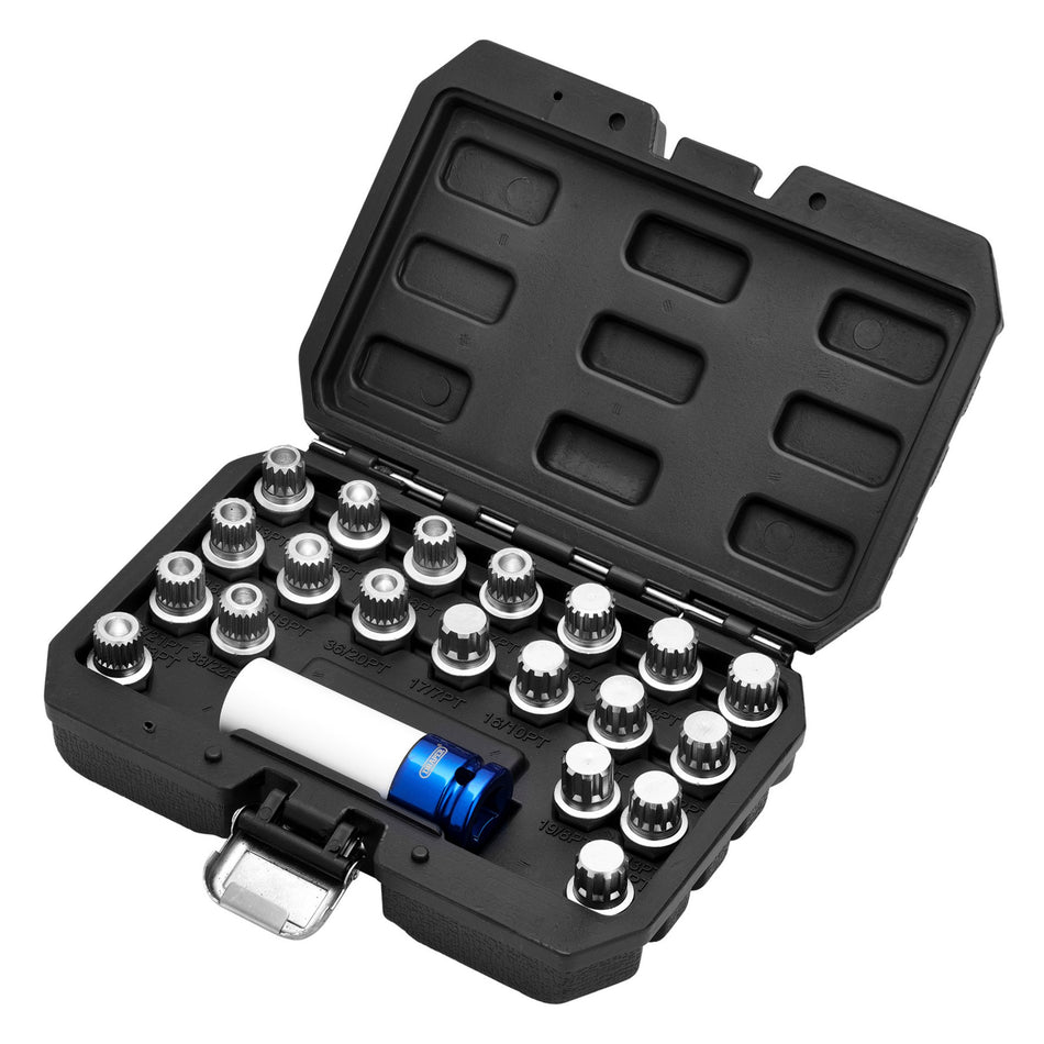 BMW Locking Wheel Socket Set (21 Piece): No.LWSS/BMW-21PC