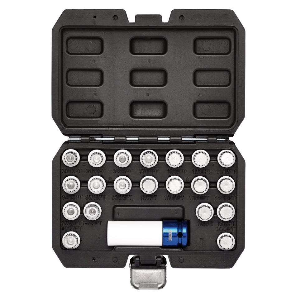 BMW Locking Wheel Socket Set (21 Piece): No.LWSS/BMW-21PC