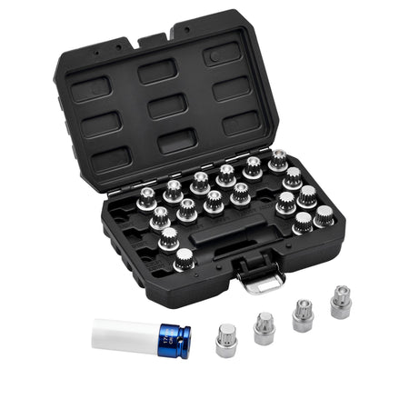 VAG Locking Wheel Socket Set (23 Piece): No.LWSS/VAG-23PC