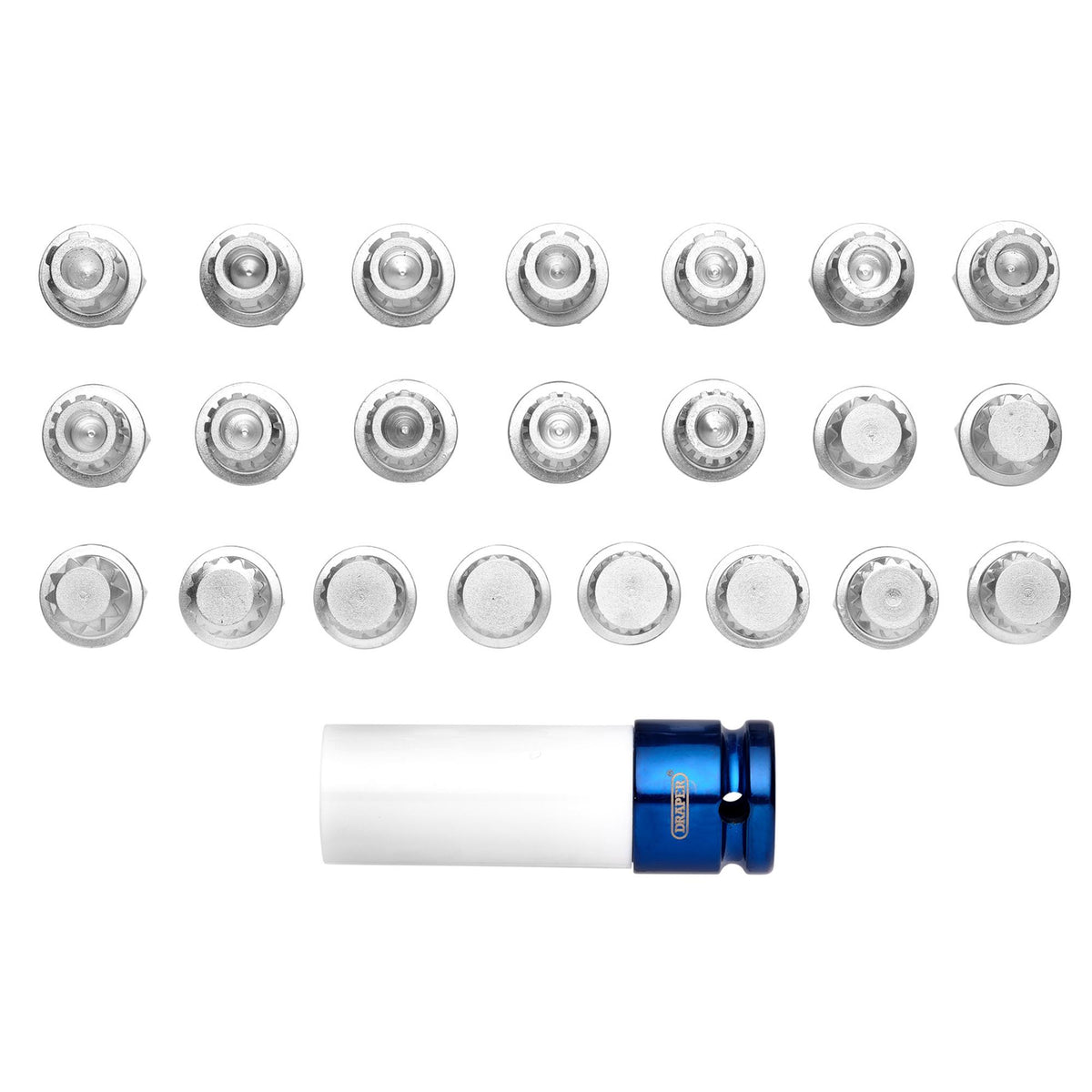 VAG Locking Wheel Socket Set (23 Piece): No.LWSS/VAG-23PC