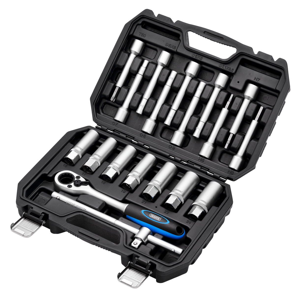 Shock Absorber Strut Nut Kit, 1/2" Sq. Dr. (19 Piece): No.ABANK-19PC