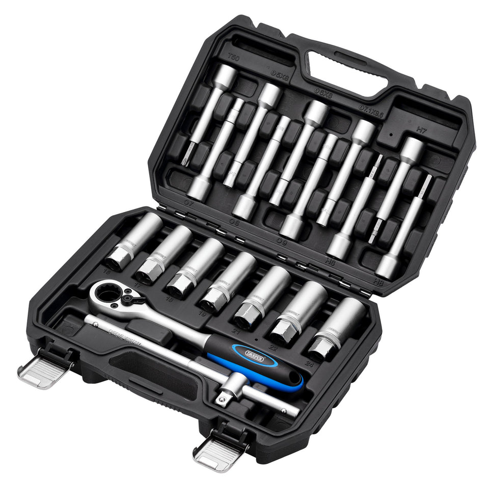 Shock Absorber Strut Nut Kit, 1/2" Sq. Dr. (19 Piece): No.ABANK-19PC