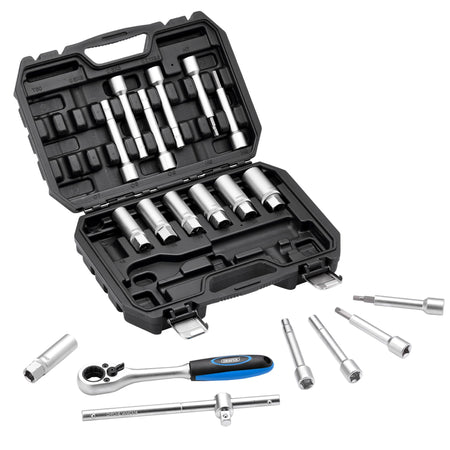 Shock Absorber Strut Nut Kit, 1/2" Sq. Dr. (19 Piece): No.ABANK-19PC