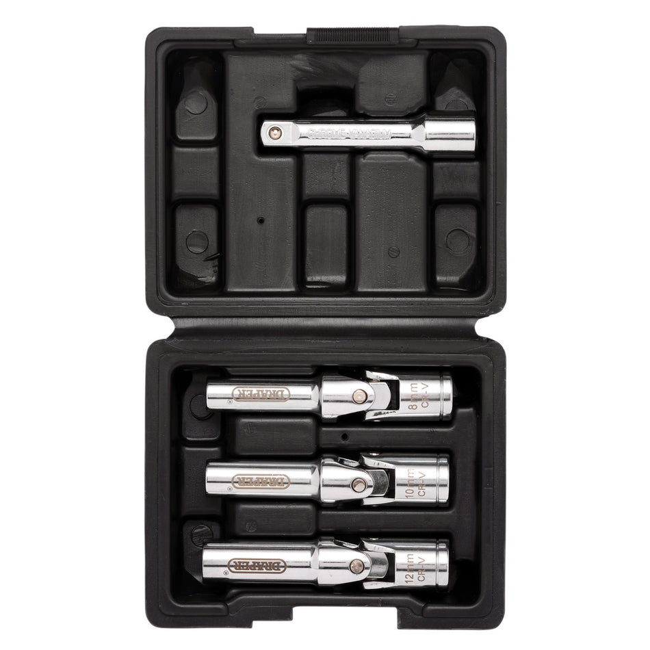 Glow Plug Socket Set, 3/8" Sq. Dr. (4 Piece): No.GPSS-4PC