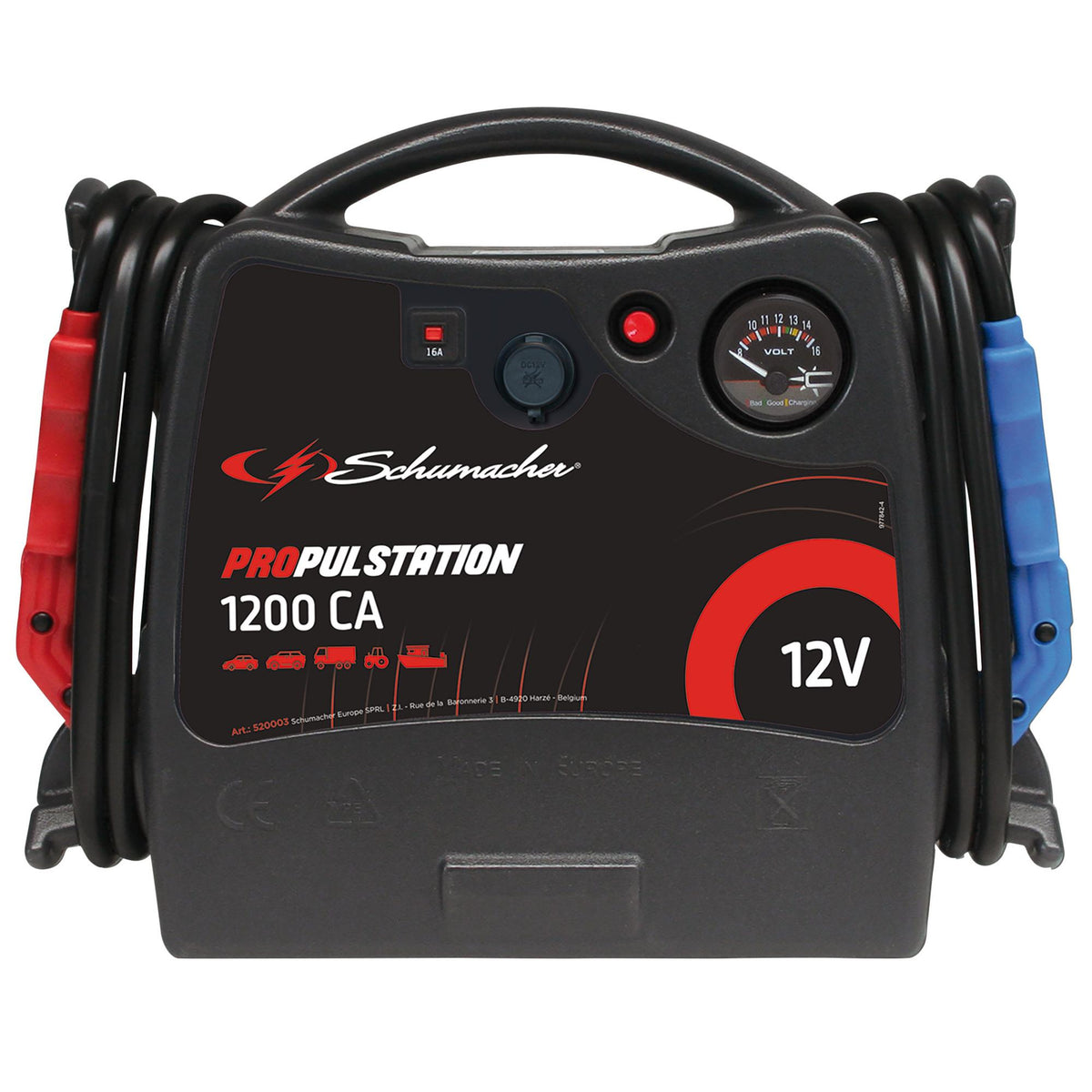 Schumacher® Propulstation 12V Start Booster and Docking Station, 1200CA