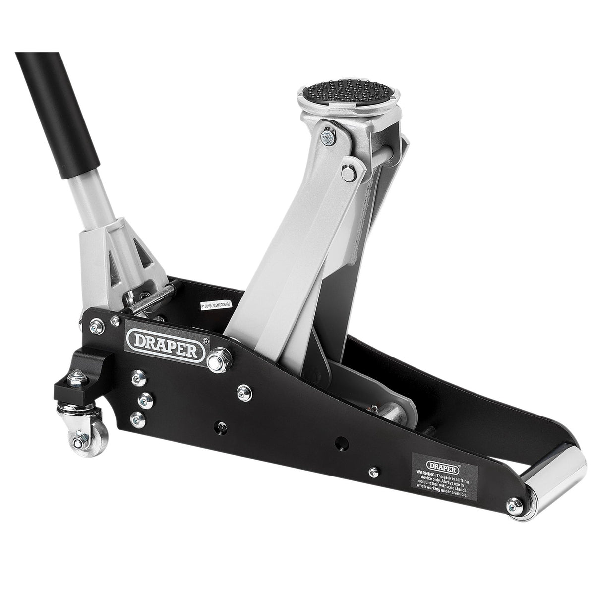 Aluminium and Steel Racing Trolley Jack, 1.5 Tonne: No.TJ125AS