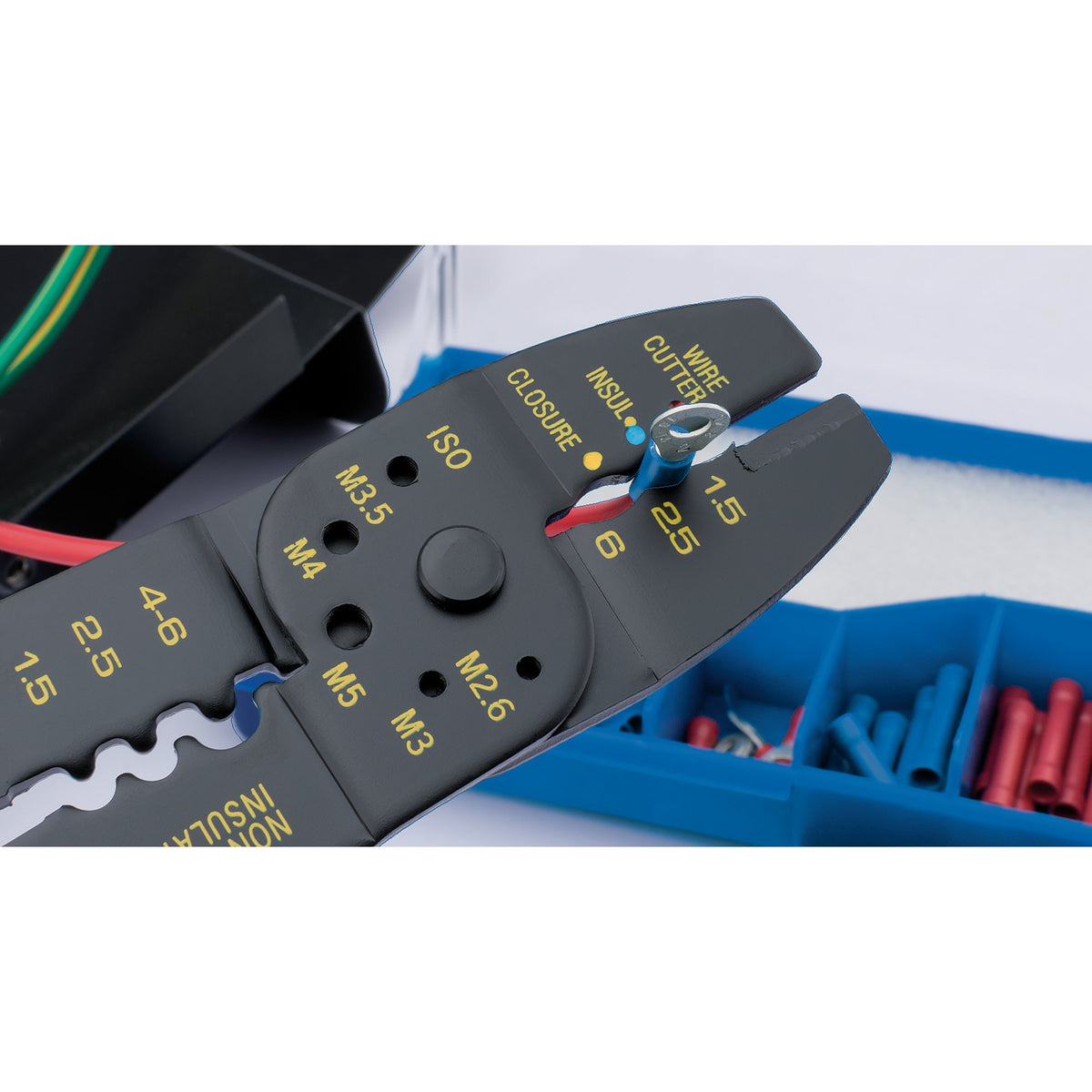 DRAPER 5 Way Crimping Tool and Terminal Kit: Model No.CT-K