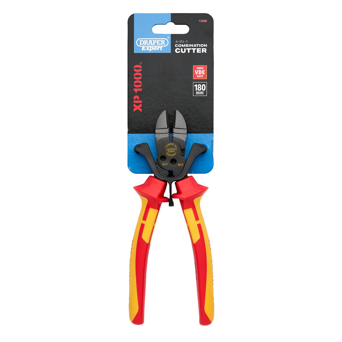 XP1000 VDE 4-in-1 Combination Cutter, 180mm : Model No. XP1000/4-1/NT