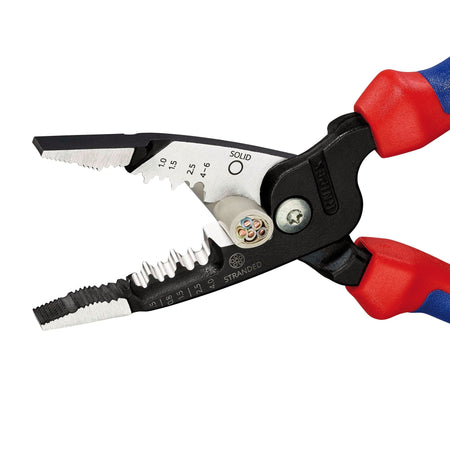 KNIPEX 13 72 200 ME Wire Stripper with Multi-Component Grips, 200mm : Model No. 13 72 200 ME SB