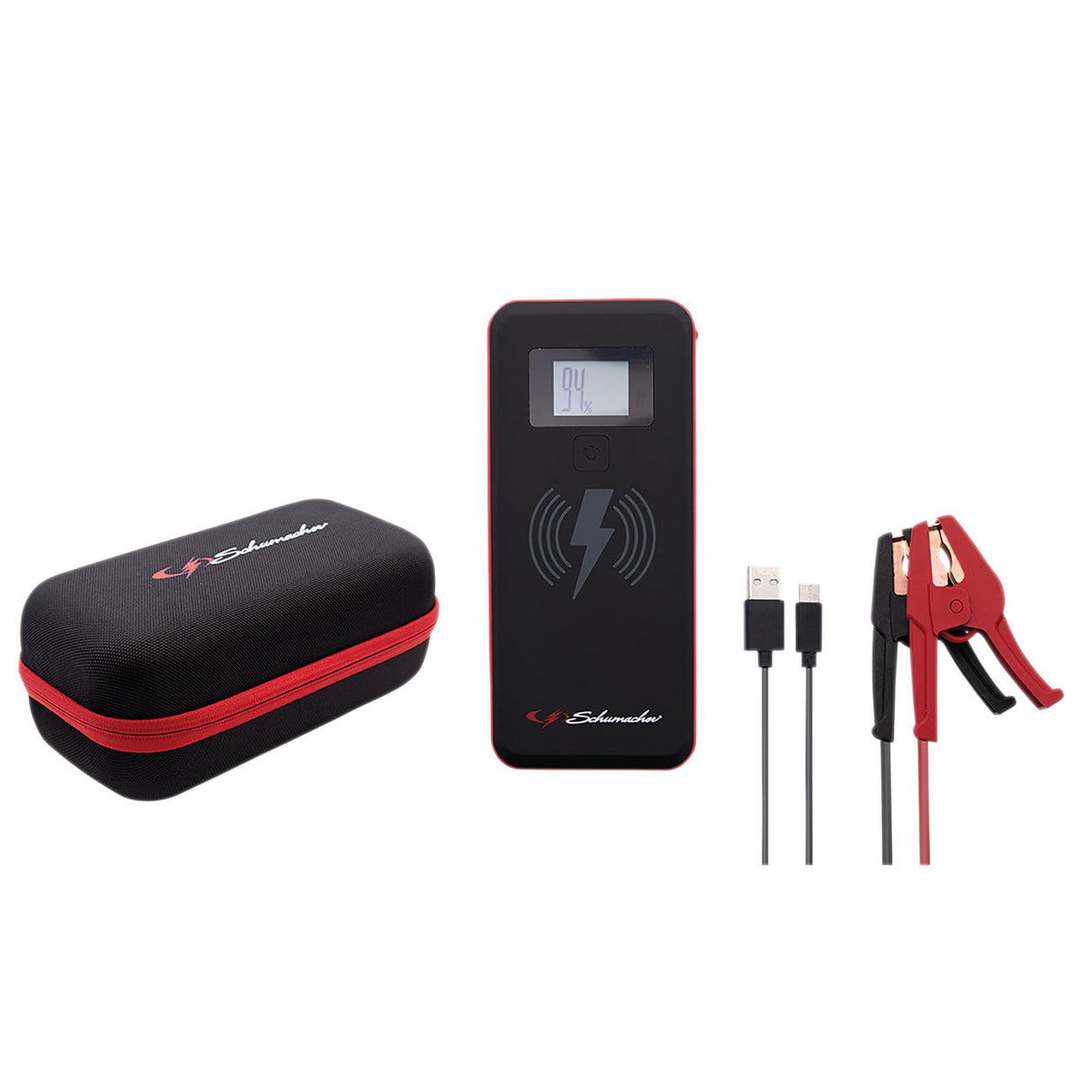 Schumacher SL473 12V Lithium Booster and Power Bank with Wireless Charging, 1500PA : Model No. SL473