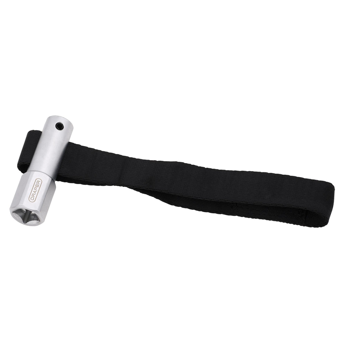 DRAPER 1/2in. Square Drive or 21mm 120mm Capacity Oil Filter Strap Wrench: Model No.256