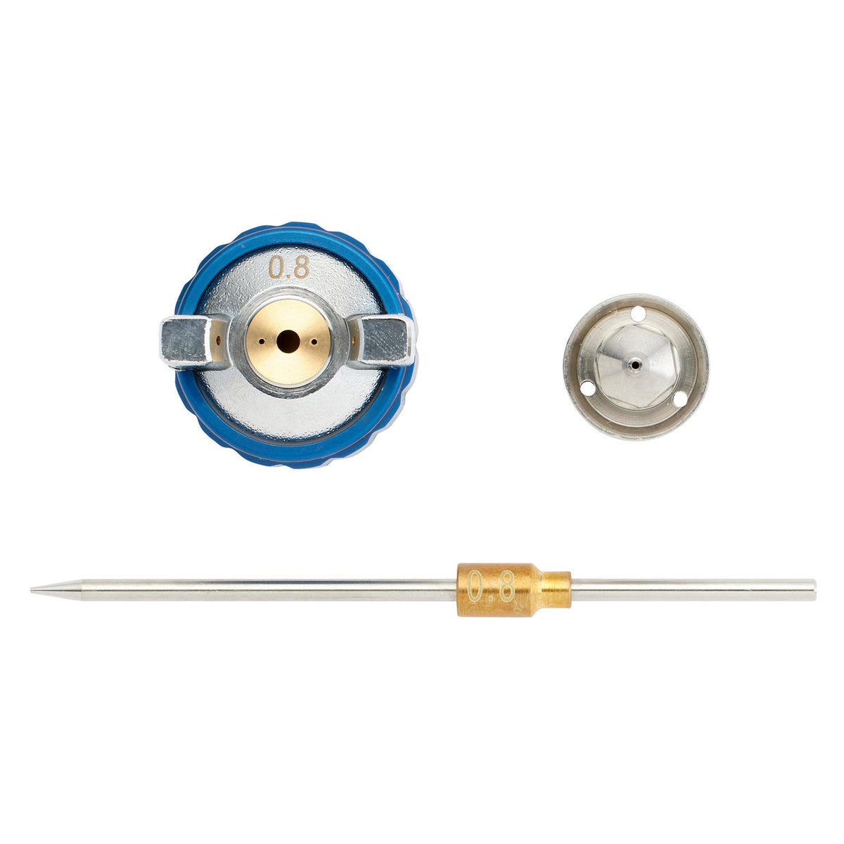 DRAPER Spare 0.8mm Nozzle, Needle and Cap Set for Spray Guns 09708 and 09709: Model No.AGSG5-100 0.8