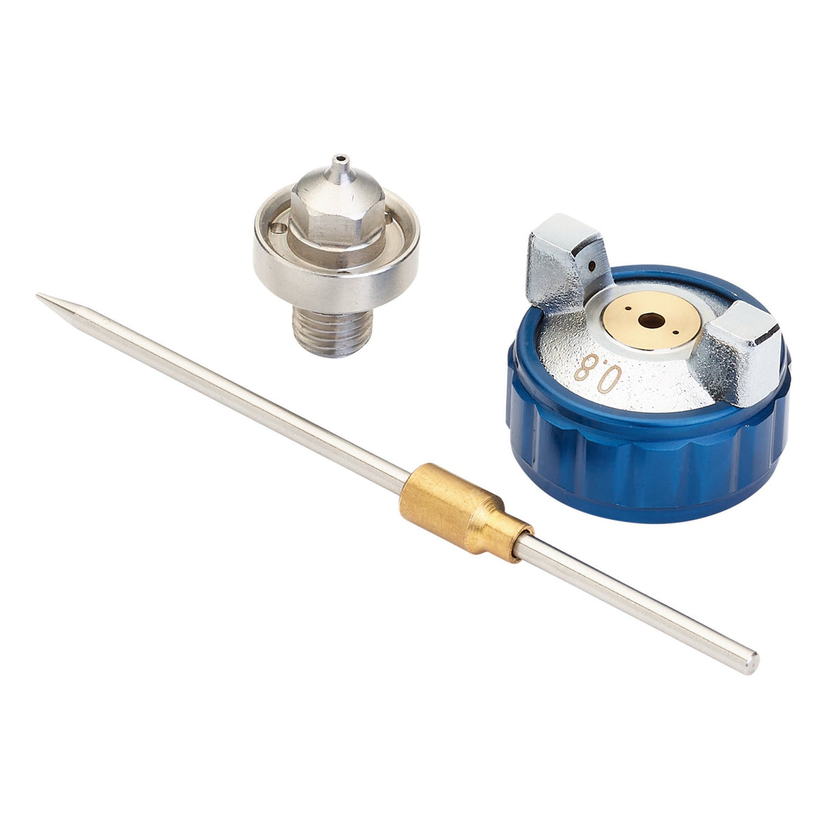 DRAPER Spare 0.8mm Nozzle, Needle and Cap Set for Spray Guns 09708 and 09709: Model No.AGSG5-100 0.8