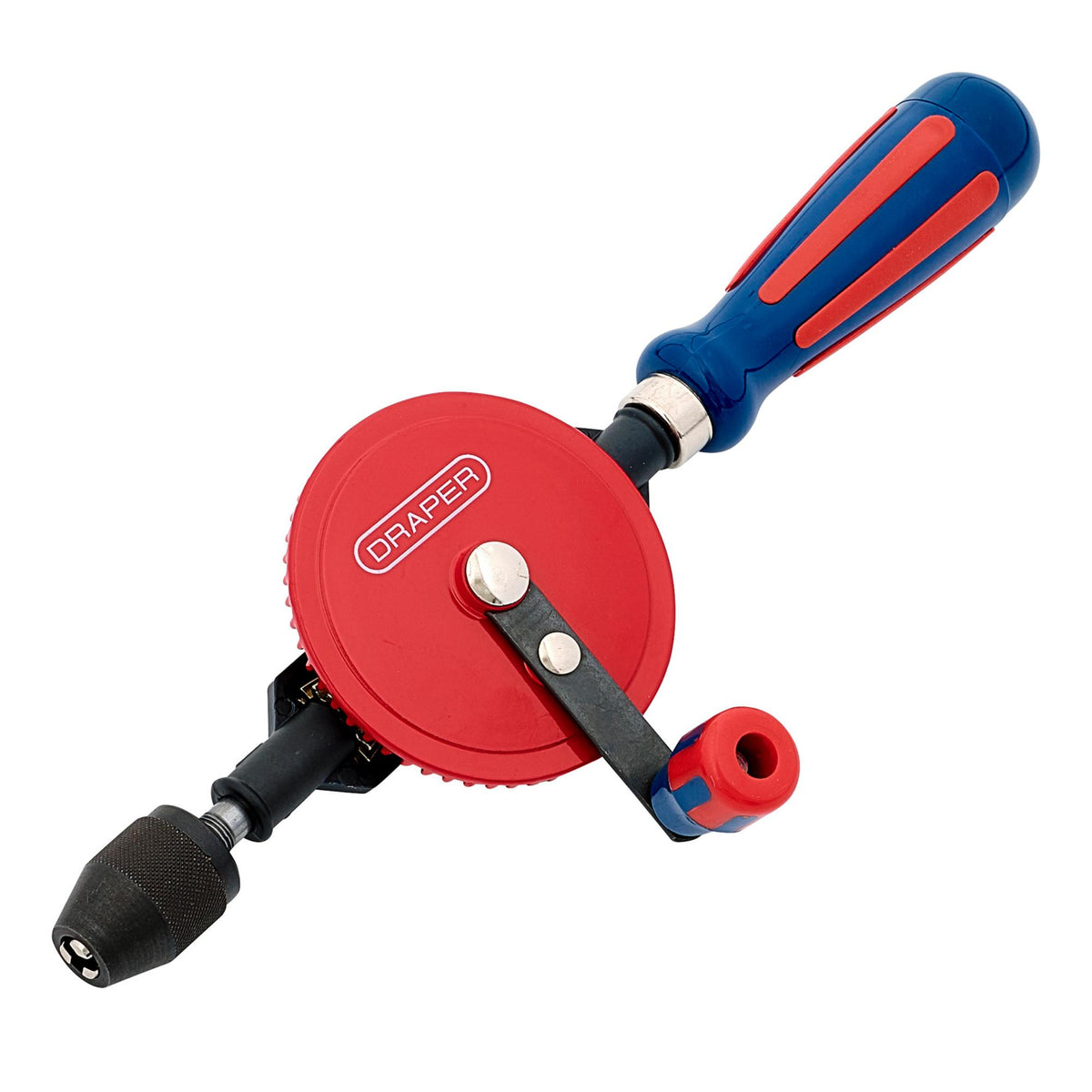 DRAPER 8mm 3/8in. Chuck Double Pinion Hand Drill: Model No.4900